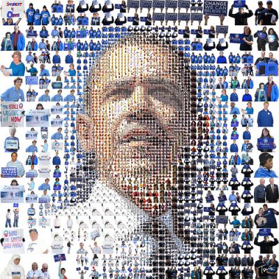 Obama Mosaic by Charis Tsevis